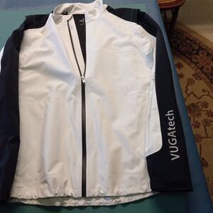 Vuga Tech White Men's Large Golf Jacket Waterproof
